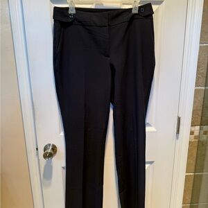 Nine West Classic Navy Blue Straight Leg Pants Stretchy